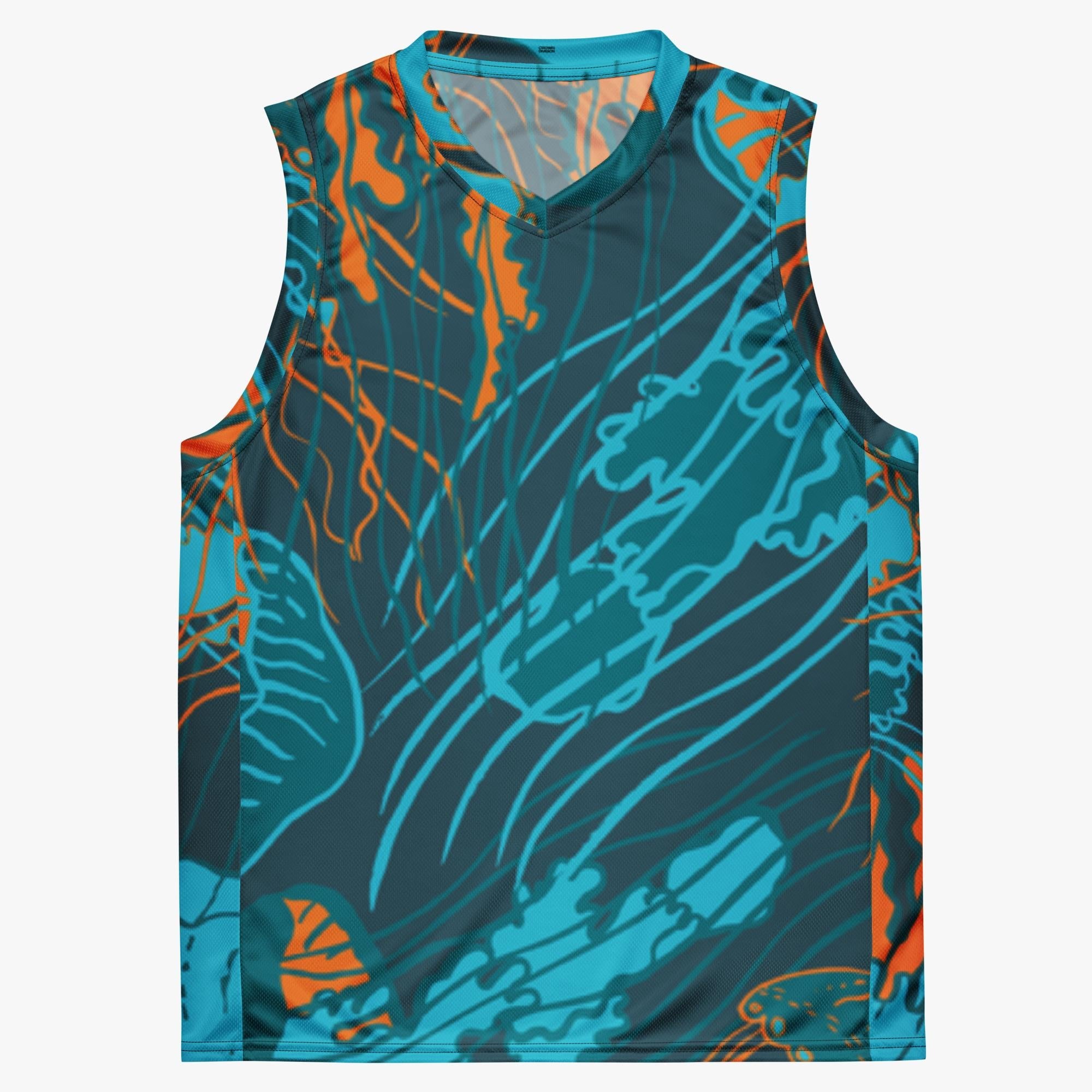 Nomadic Essentials Recycled unisex basketball jersey - Crown Division